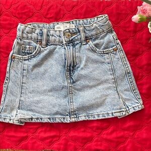 Zara Light Blue Denim Skirt